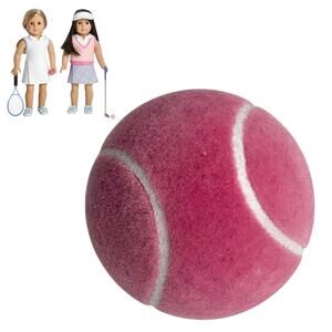 American Girl Tennis Ball A Tennis & Golf Set Accessory Pink Flocked Doll Toy